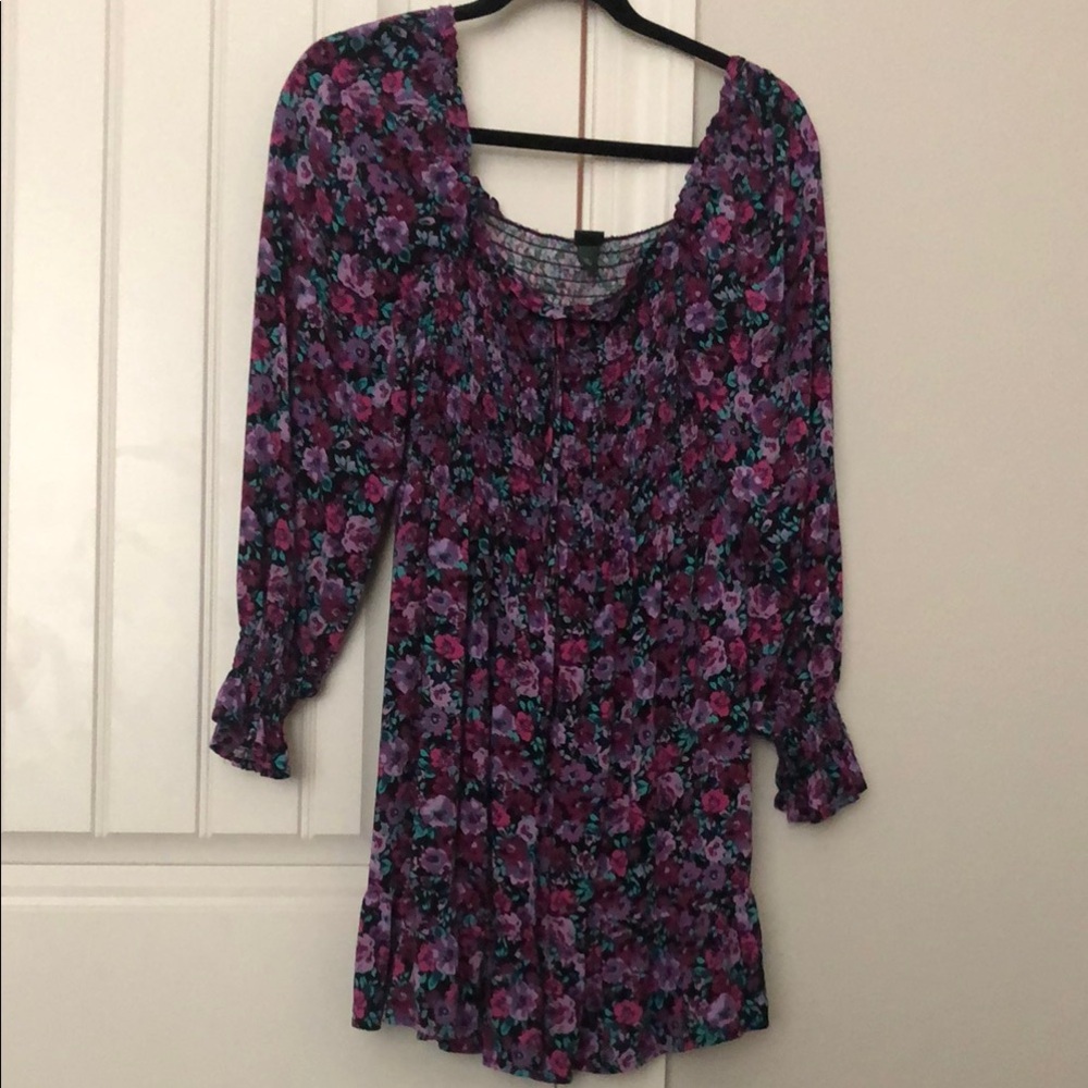 Floral Long Sleeve Dress